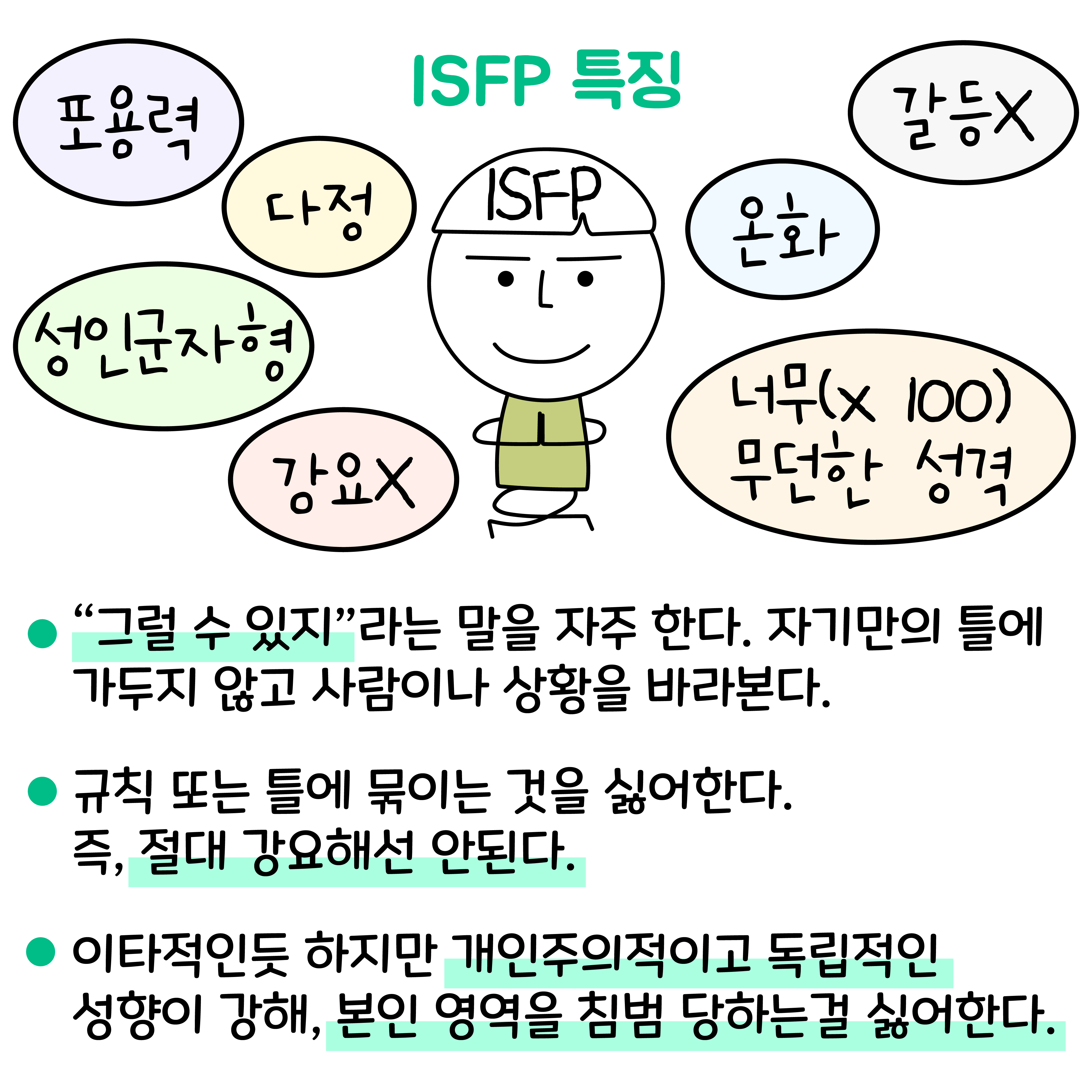 ISFP 특징, 주변인이 보는 ISFP 특징 - 재회 전문 상담 – 리유니언